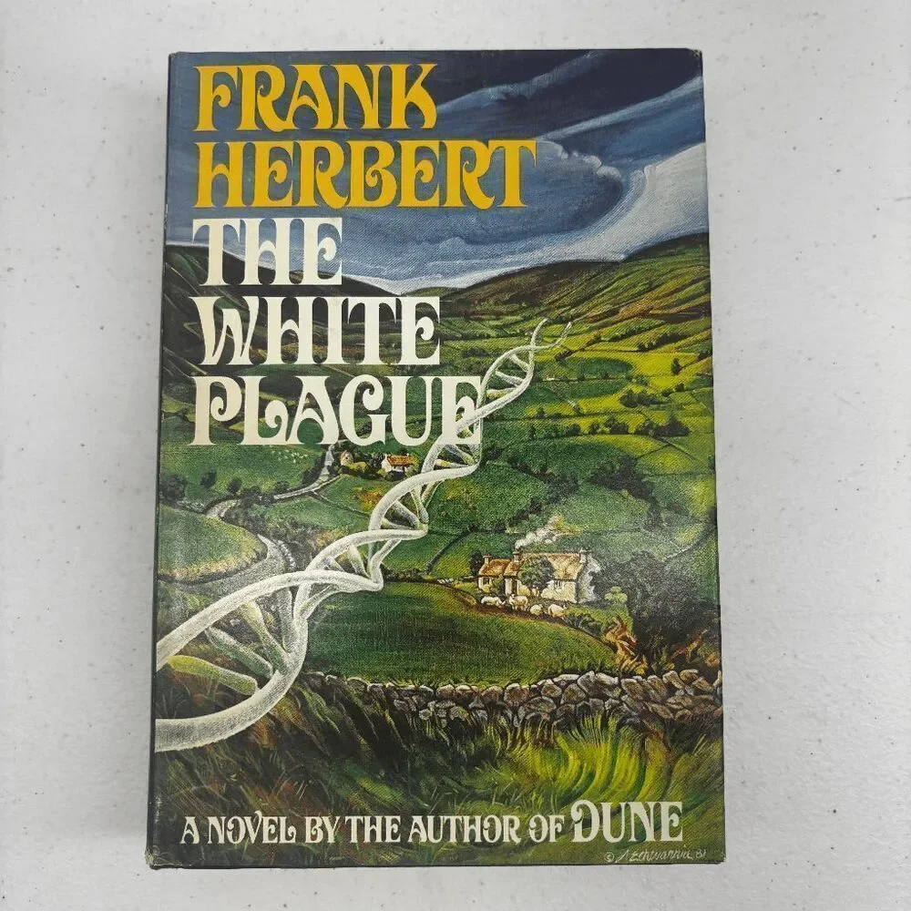 The White Plague by Frank Herbert 1982 1st First BCE Hardcover DJ Dune Author‎